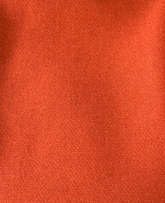 100% Wool Fabric - Burnt Orange