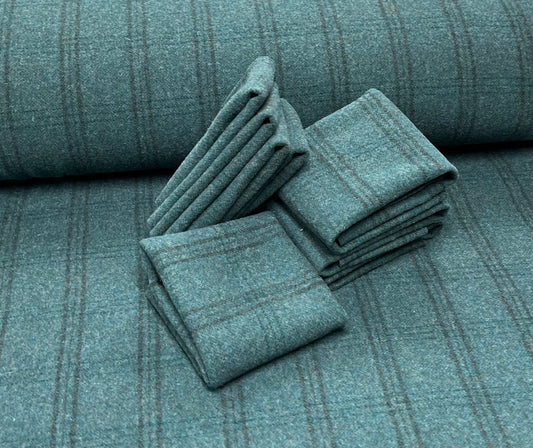 100% Wool Fabric - Kingfisher ***NEW***