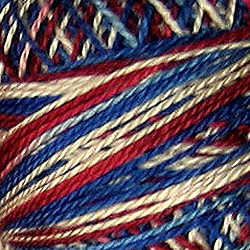 Valdani Perlé Cotton Variegated: M13 - Americana