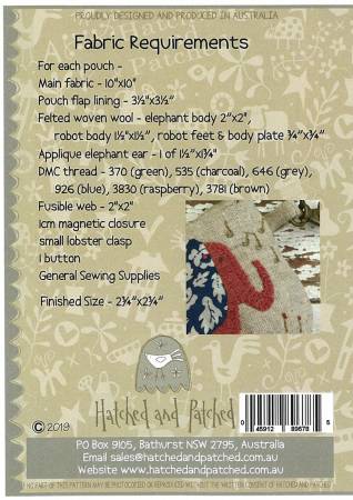 The Itty Bitty Market Pouch - by Hatched & Patched