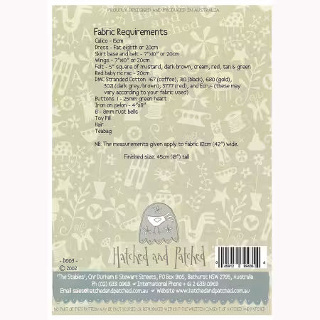 Twinkle Toes Tess- By Hatched & Patched--NEW