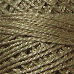 Valdani Perlé Cotton Solid: 180 - Olive Stone Medium Deep - Hattie & Della