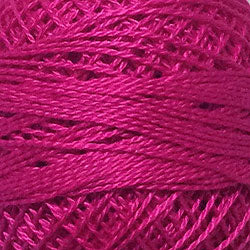 Valdani Perlé Cotton Solid: 50 - Magenta - Hattie & Della