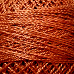 Valdani Perlé Cotton Solid: 811 - Brick Light - Hattie & Della