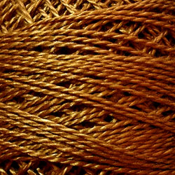 Valdani Perlé Cotton Solid: 853 - Antique Gold - Dark - Hattie & Della