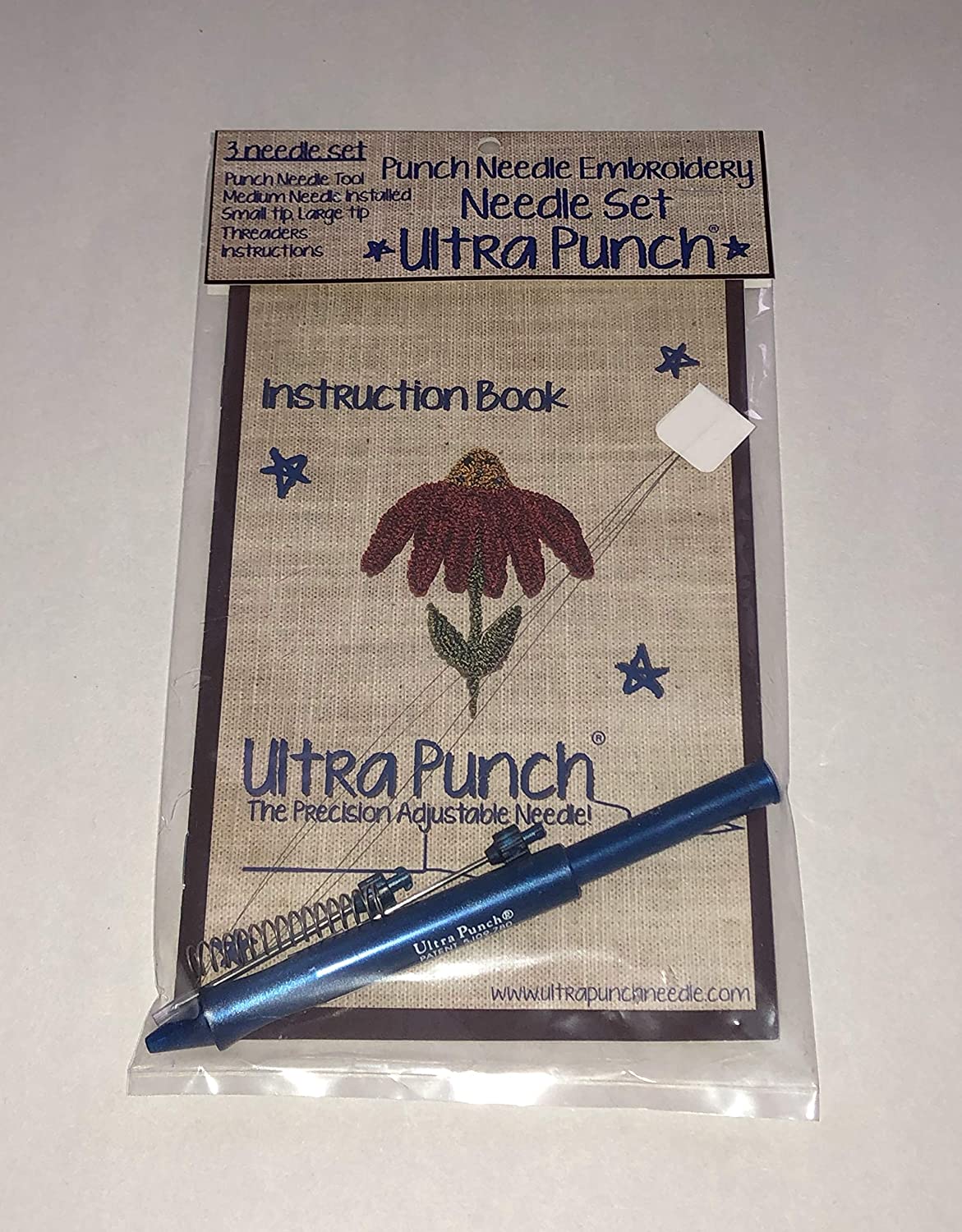  Punch Needle Tool Ultra Punch Needle Steel Embroidery Stitching  Punch Needles Set Knitting Art Needles with Handle : Arts, Crafts & Sewing