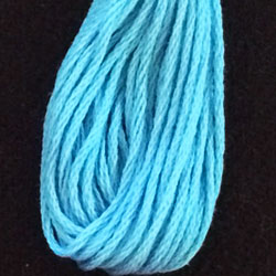 Valdani 6 Strand Embroidery Floss: 93 - Bright Turquoise - Hattie & Della