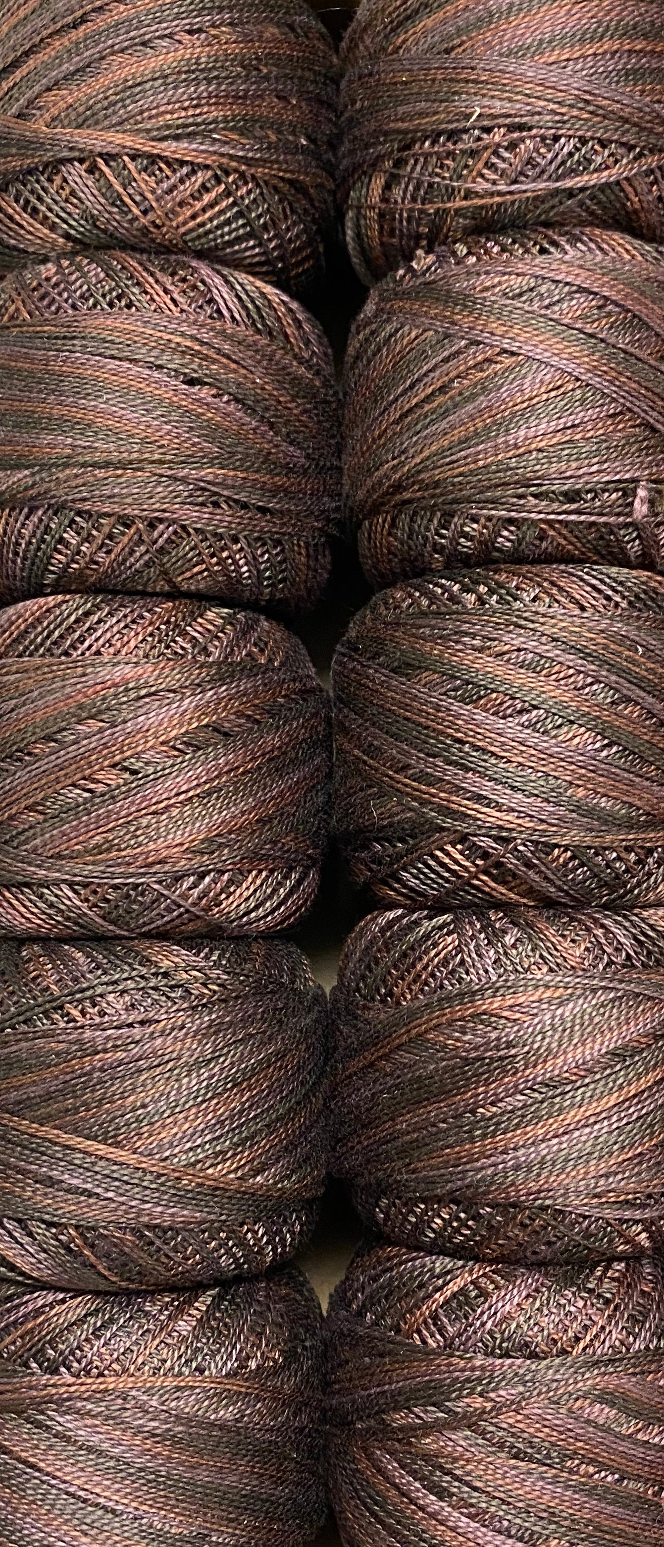 BIG CORE Valdani Perlé Cotton Variegated Size 12: P12