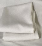 100% Wool Fabric - White Sheep