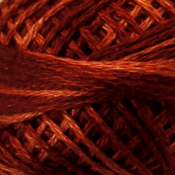 Valdani 3 Strand-Floss Variegated: H201 - Rust - Heirloom Collection - Hattie & Della
