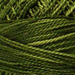 Valdani Perlé Cotton Variegated: H202-Withered Green-Heirloom Collection - Hattie & Della