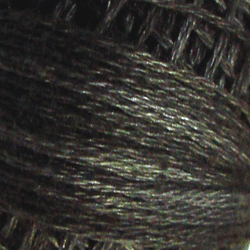 Valdani 3 Strand-Floss Variegated: H209 - Khaki Black - Heirloom Collection - Hattie & Della