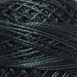 Valdani Perlé Cotton Variegated: H211-Blue Black-Heirloom Collection - Hattie & Della