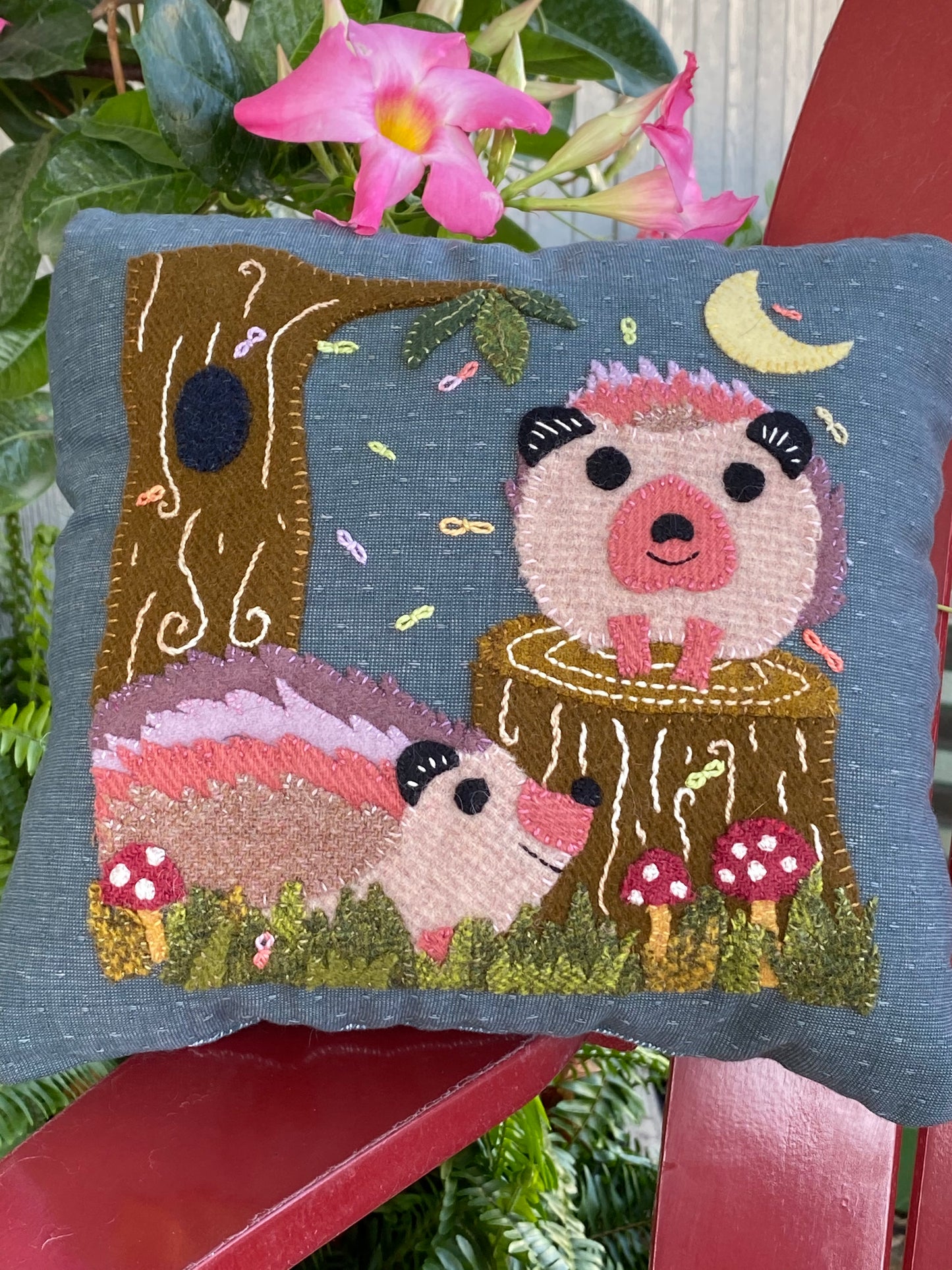 Hedge on a Wedge PRINTED PATTERN ONLY For Wooly Block Adventure Block by Hattie And Della