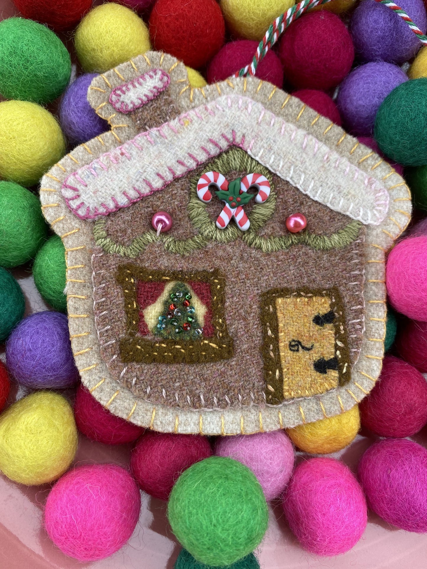 DIGITAL DOWNLOAD: Sugar Plum Parish Christmas Ornament - 1939 Candy Cane Lane