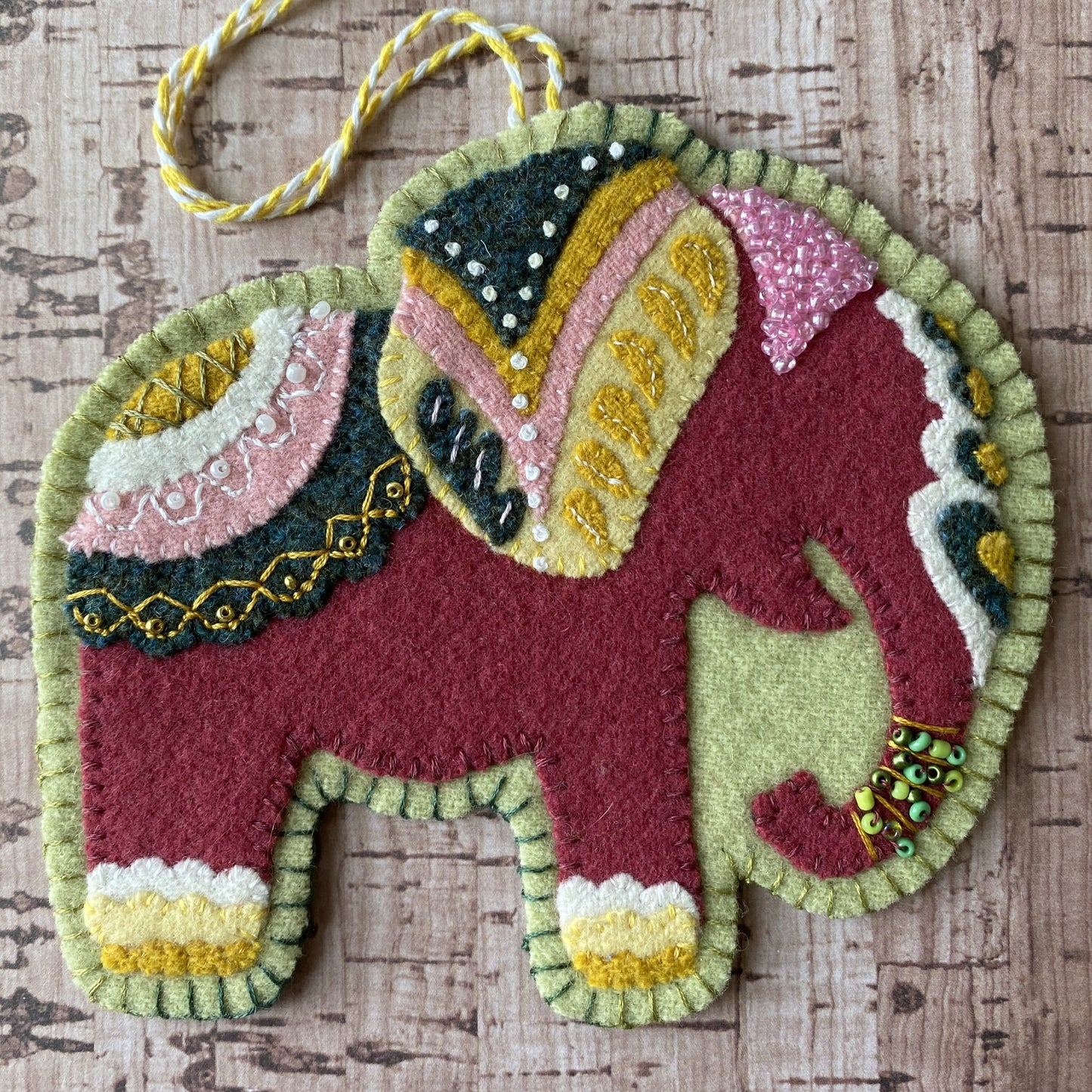 DIGITAL DOWNLOAD: Modern Folk Art Friends -Ellie the Elephant