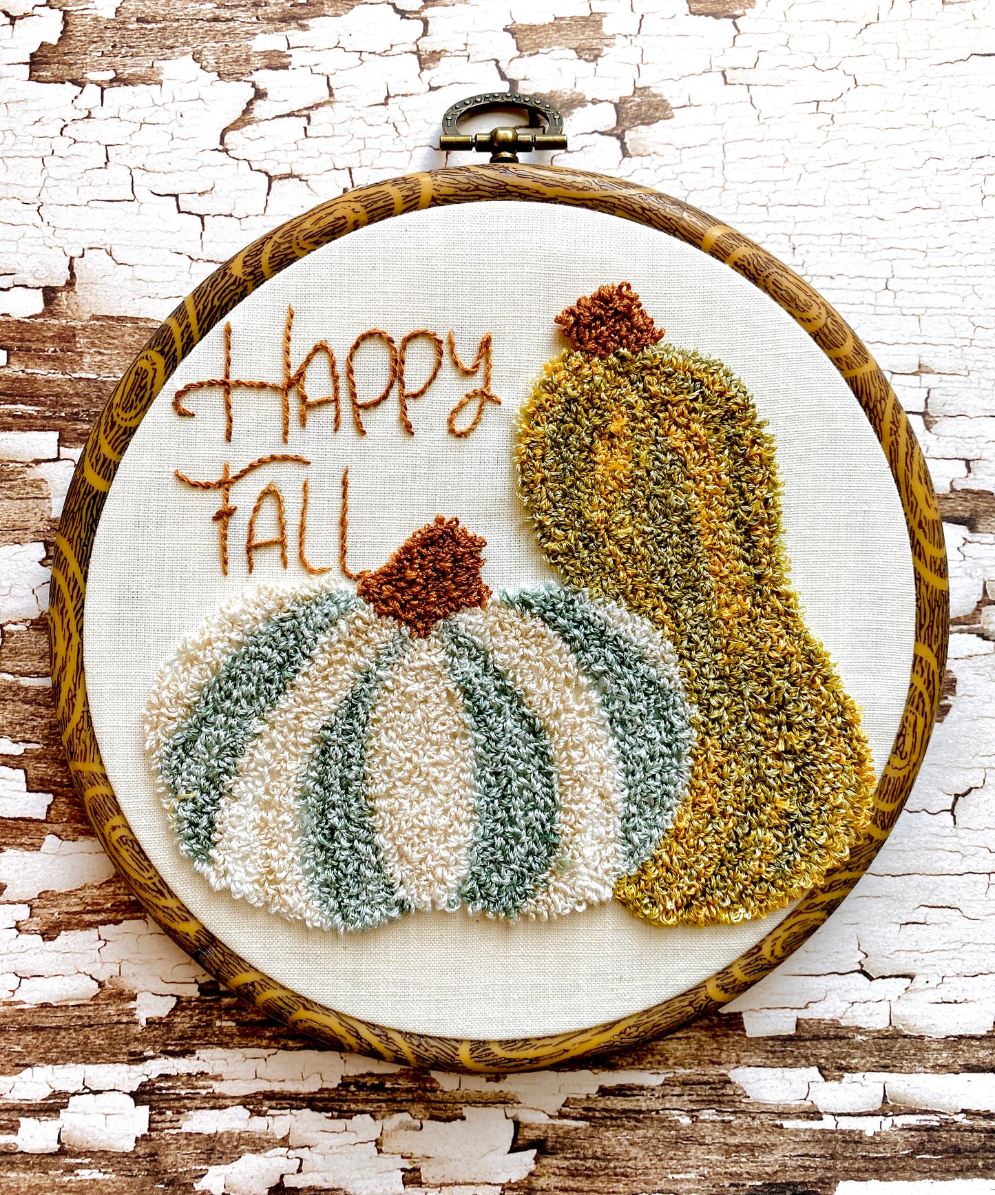 DIGITAL DOWNLOAD: Happy Fall Punch Needle Pattern