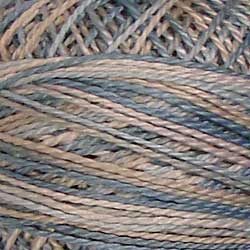 Valdani Perlé Cotton Variegated: JP11-Heavenly Hue-Muddy Monet Collection - Hattie & Della