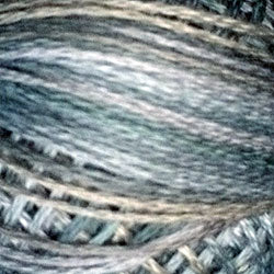 Valdani 3 Strand-Floss Variegated: JP12 - Seaside - Muddy Monet Collection - Hattie & Della