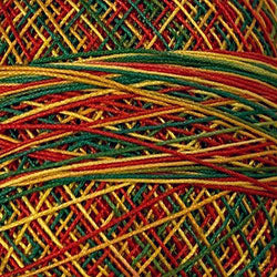 Crochet Cotton-Variegated: M10 - Holiday