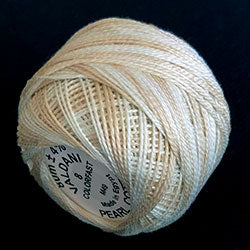 BIG CORE Valdani Perlé Cotton Variegated Size 8: M49