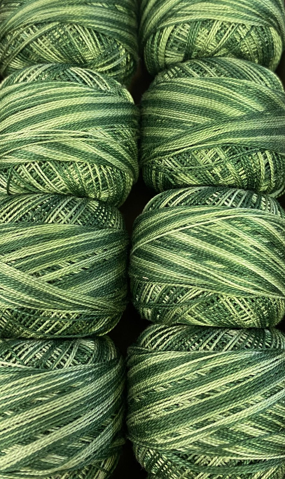 BIG CORE Valdani Perlé Cotton Variegated Size 12: O526