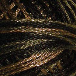 Valdani 3 Strand-Floss: O531 - Black Nut - black, dark browns, charcoal, grays - Hattie & Della