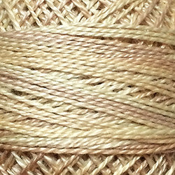 Valdani Perlé Cotton Variegated:O576 - Weathered Hay - Hattie & Della