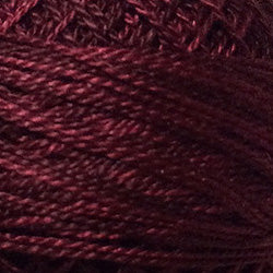 Valdani Perlé Cotton Variegated: O78 - Aged Wine - deep burgundy shades