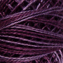 Valdani Perlé Cotton Variegated: O86 - Ripened Plum - Hattie & Della