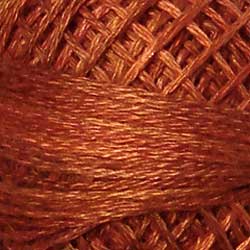 Valdani 3 Strand-Floss: P6 - Rusted Orange - Vintage Hues Sampler for J. Paton - Hattie & Della