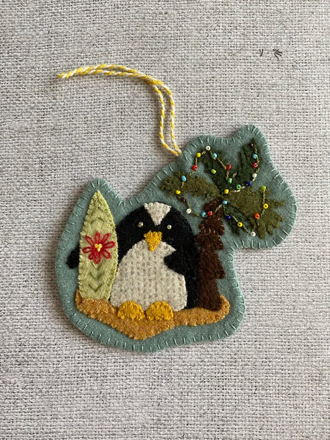 CBTS - Printed Pattern with Beads -PARLY THE GNARLY PENGUIN-Christmas By The Sea