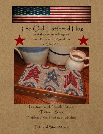 Punch Needle Pattern: Tattered Stars