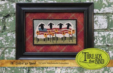 Punch Needle Pattern United We Stand