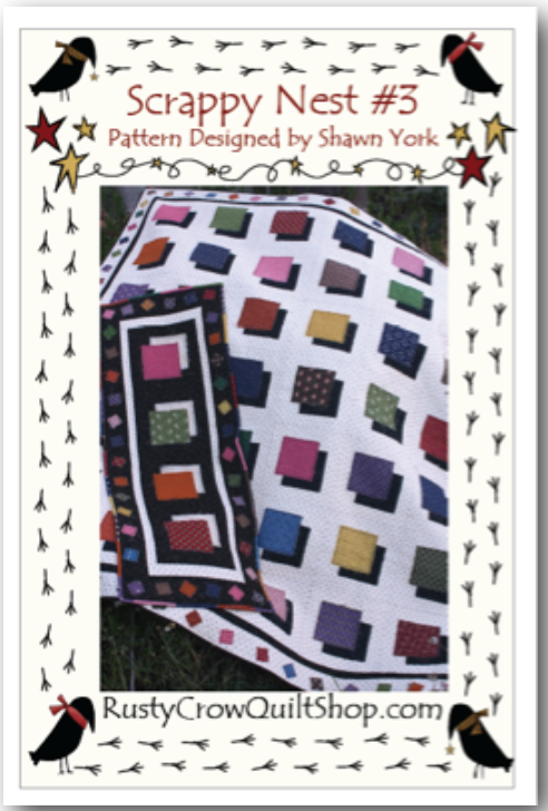 Rusty Crow Pattern - Scrappy Nest #3