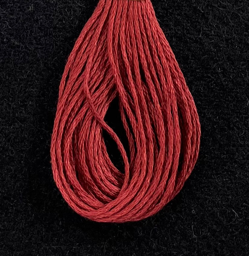 Valdani 6 Strand-Floss Solid: 1334 - Rusty Burgundy