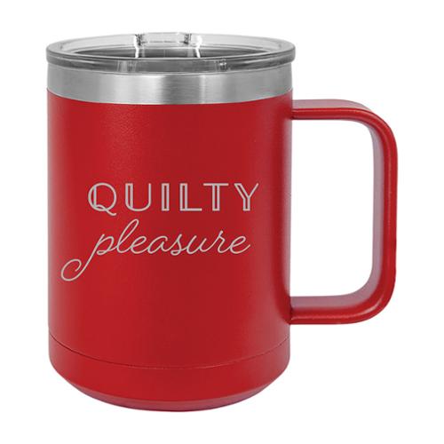 15oz Mug Quilty Pleasure Garnet **NEW