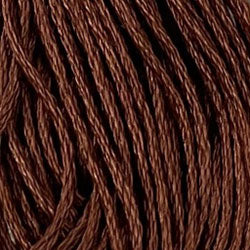 Valdani 6 Strand Embroidery Floss Solid: 171 - Rich Brown Light