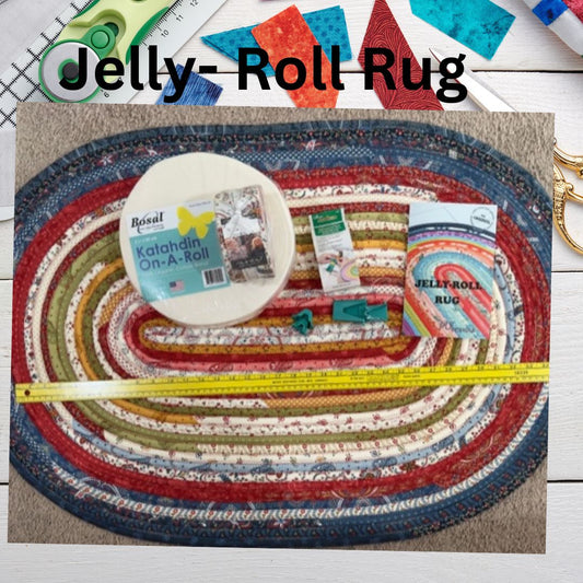 Jelly Roll Rug Collection Everything you need- except thread and a Sewing Machine