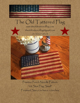 Punch Needle Pattern - 48 Flags - by Old Tattered Flag