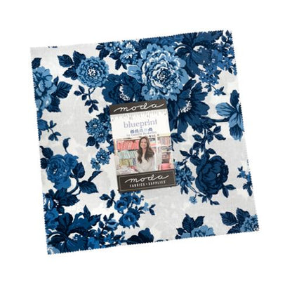 Blueprint - Layer Cake® 10"x10" By Moda