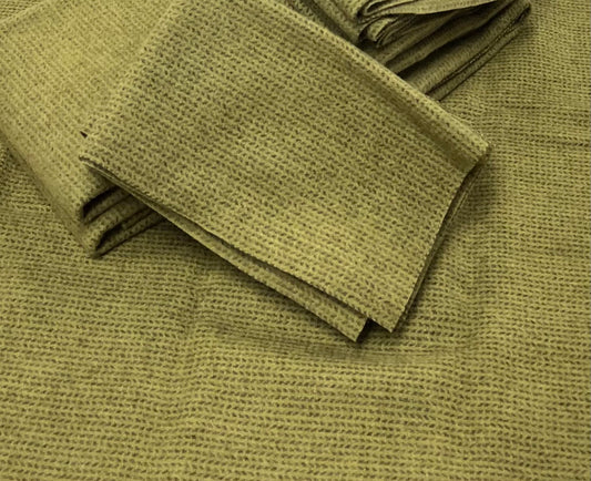 100% Wool Fabric - Celery