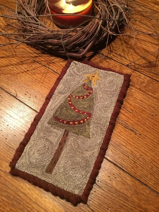 Punch Needle Pattern -  Christmas Tree by Old Tattered Flag