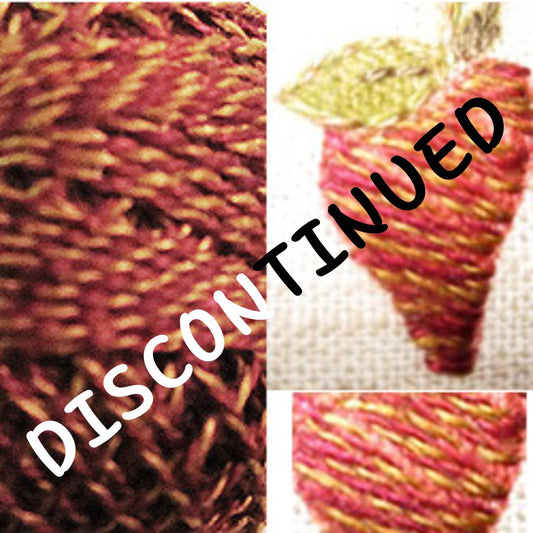 Valdani Perlé Cotton Variegated: PT1 - Red -Twisted Tweed by J. Paton DISCONTINUED