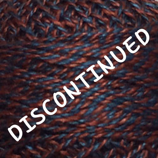 Valdani Perlé Cotton Variegated: PT9 - Dark Red - Twisted Tweed by J. Paton DISCONTINUED