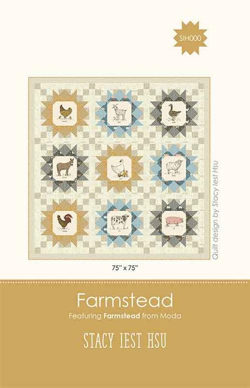 Farmstead Quilt Pattern 75" x 75"