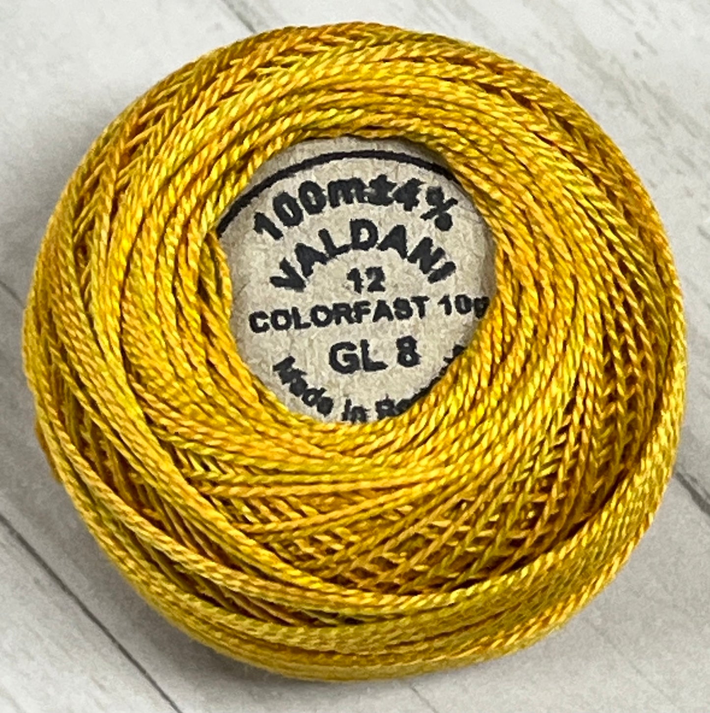 Valdani Perlé Cotton Variegated: GL8 – Coreopsis