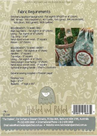 Happy Easter Bags and Baskets - By Hatched & Patched --NEW