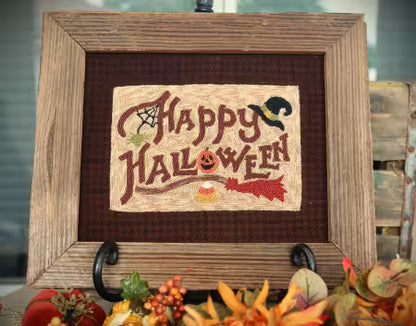 Punch Needle Pattern: Happy Halloween by Sew Cherished