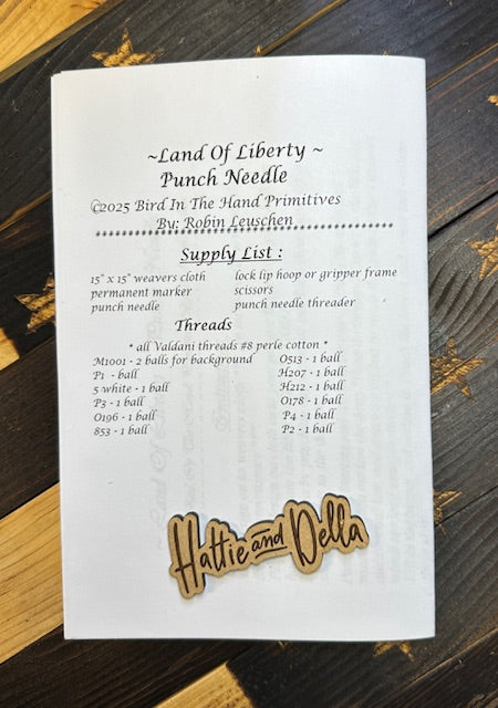 Punch Needle Pattern: Land of Liberty